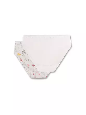 SANETTA | Mädchen Slip 2er Pkg.whitepebb | creme