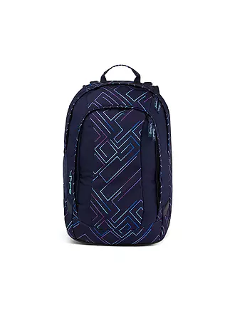 SATCH | Schulrucksack Air Purple Lazer | schwarz