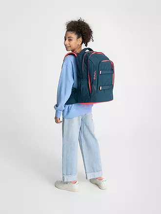 SATCH | Schulrucksack Pack - Pink Phantom | dunkelblau