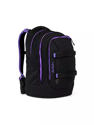 SATCH | Schulrucksack Pack Purple Phantom | schwarz