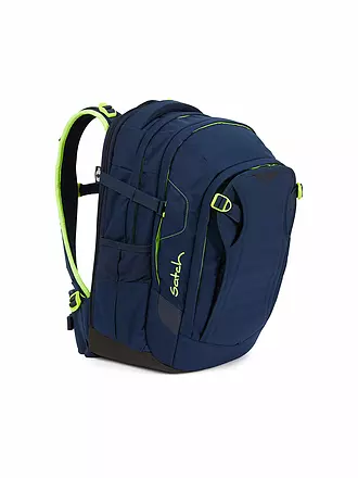 SATCH | Schulrucksack Satch Match Toxic Yellow | dunkelgrün