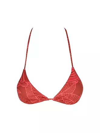 SAVE THE DUCK | Damen Bikini Top XARA macro palms red | 