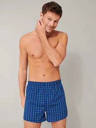 SCHIESSER | Boxershorts  2er Pkg royal | schwarz