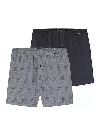 SCHIESSER | Boxershorts 2er Pkg. sortiert 7 | blau