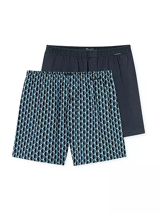 SCHIESSER | Boxershorts 2er Pkg. sortiert 7 | blau