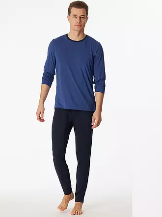 SCHIESSER | Pyjama | blau