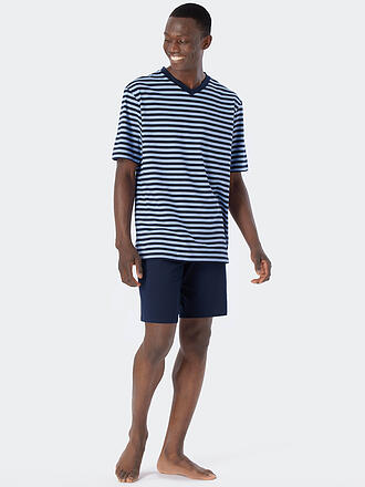 SCHIESSER | Pyjama | blau