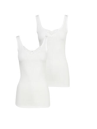 SCHIESSER | Unterhemd 2-er Pkg. | weiss