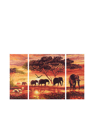 SCHIPPER | Malen nach Zahlen - Afrika – Elefantenkarawane | keine Farbe
