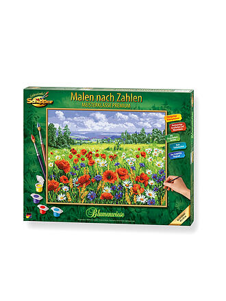 SCHIPPER | Malen nach Zahlen - Blumenwiese | keine Farbe