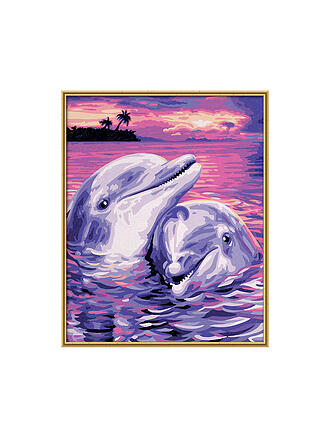 SCHIPPER | Malen nach Zahlen - Delfine | keine Farbe