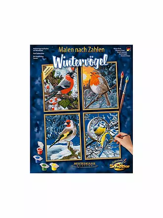 SCHIPPER | Malen nach Zahlen - Wintervögel | keine Farbe