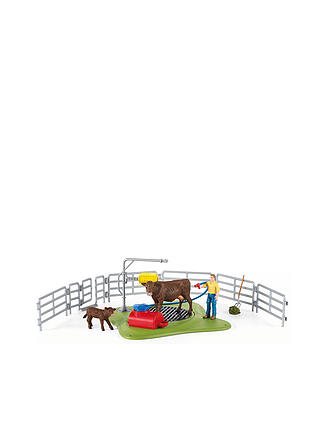 SCHLEICH | Kuh Waschstation 42529 | keine Farbe