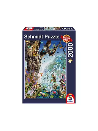 SCHMIDT-SPIELE | Puzzle - Im Tal der Wasserfeen 2000 Teile | keine Farbe