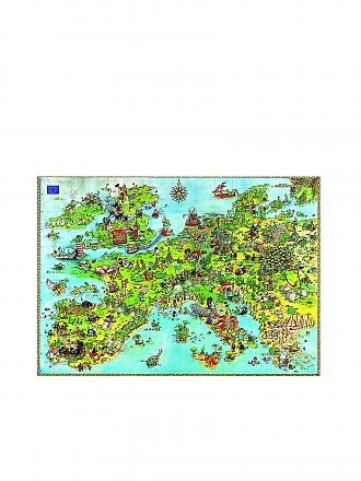 SCHMIDT-SPIELE | Puzzle - United Dragons of Europe 4000 Teile | keine Farbe