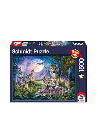 SCHMIDT-SPIELE | Puzzle - Wölfe 1500 Teile | keine Farbe