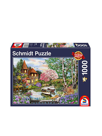 SCHMIDT-SPIELE | Puzzle Haus am See 2000 Teile | keine Farbe