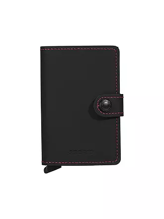 SECRID | Geldbörse - Miniwallet MATTE Mini black fuchsia | beere