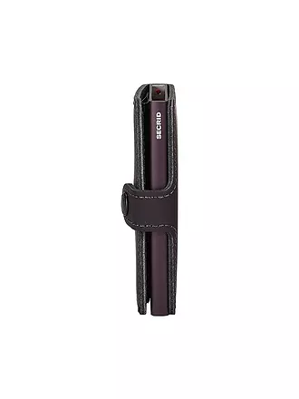 SECRID | Geldbörse - Miniwallet MATTE Mini dark purple | schwarz
