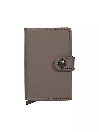 SECRID | Geldbörse - Miniwallet Matte Mini Black & Blue | braun