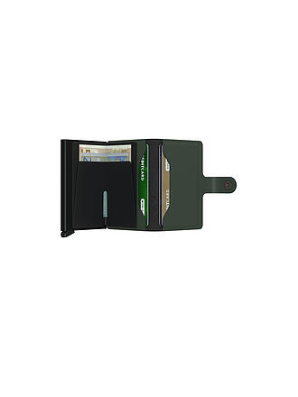 SECRID | Geldbörse - Miniwallet Matte Mini Black | grün