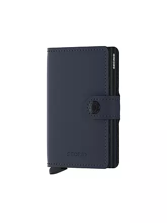 SECRID | Geldbörse - Miniwallet Matte Mini Black | blau