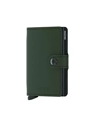 SECRID | Geldbörse - Miniwallet Matte Mini Night Blue | dunkelgrün