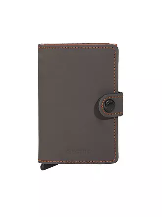 SECRID | Geldbörse - Miniwallet Matte Truffle Orange | braun