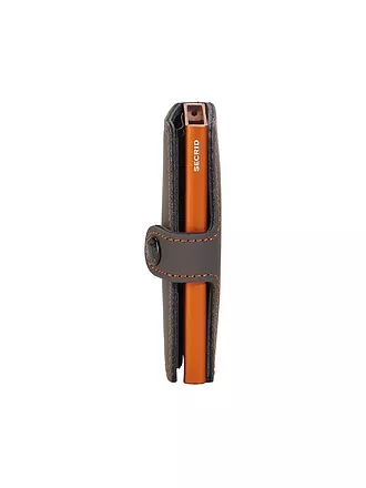 SECRID | Geldbörse - Miniwallet Matte Truffle Orange | braun