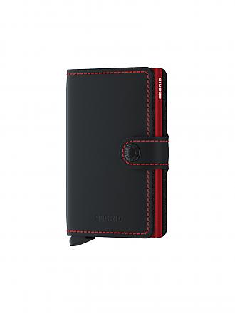 SECRID | Geldbörse - Miniwallet Matte mini Black/Red | blau