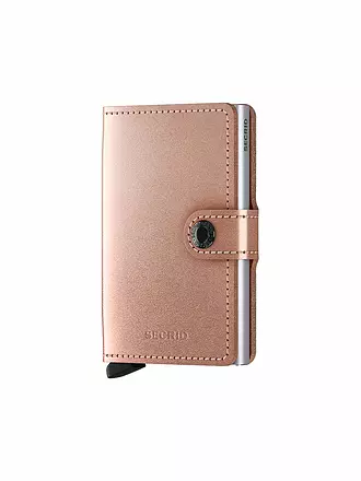 SECRID | Geldbörse - Miniwallet Metallic Mini Champagner/Brown | rosa