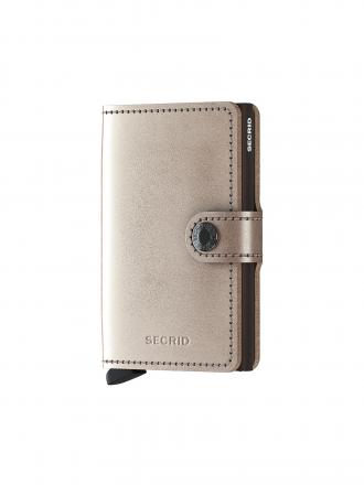 SECRID | Geldbörse - Miniwallet Metallic Mini Champagner/Brown | lila