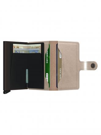 SECRID | Geldbörse - Miniwallet Metallic Mini Champagner/Brown | lila