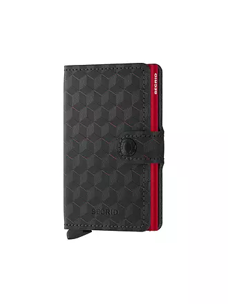 SECRID | Geldbörse - Miniwallet Optical Mini Black Red | 