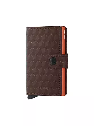 SECRID | Geldbörse - Miniwallet Optical Mini Black Titanium | braun