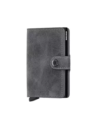 SECRID | Geldbörse - Miniwallet Original Mini Dark Brown | grau