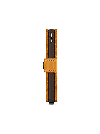 SECRID | Geldbörse - Miniwallet Original Mini Dark Brown | senf