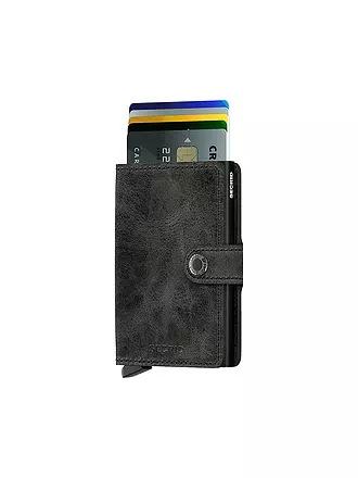 SECRID | Geldbörse - Miniwallet Original Mini Dark Brown | schwarz