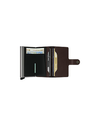 SECRID | Geldbörse - Miniwallet Original Mini Dark Brown | grau