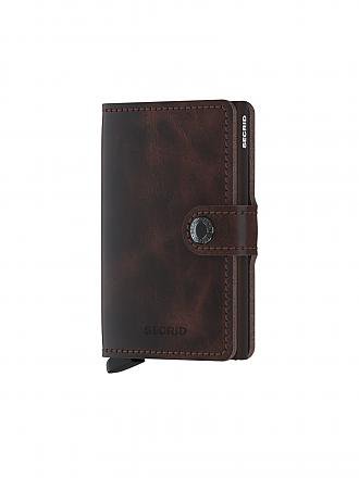 SECRID | Geldbörse - Miniwallet Original Mini Red/Red | braun