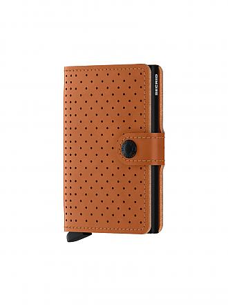 SECRID | Geldbörse - Miniwallet Perforated Mini Black | braun