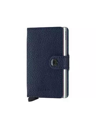 SECRID | Geldbörse - Miniwallet Vegetable Tanned Black/Black | blau