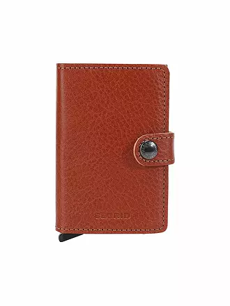 SECRID | Geldbörse - Miniwallet Vegetable Tanned Black/Black | camel