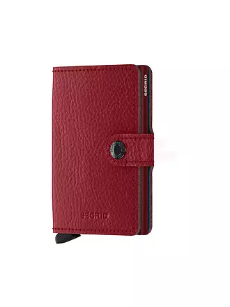 SECRID | Geldbörse - Miniwallet Vegetable Tanned Mini Rosso/Bordeaux | camel