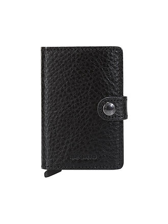 SECRID | Geldbörse - Miniwallet Vegetable Tanned Mini Rosso/Bordeaux | schwarz