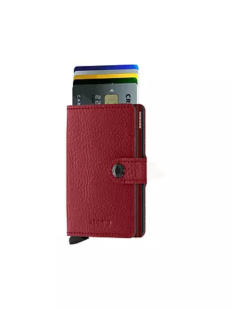 SECRID | Geldbörse - Miniwallet Vegetable Tanned Mini Rosso/Bordeaux | camel