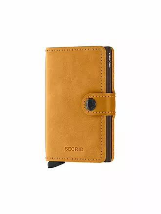 SECRID | Geldbörse - Miniwallet Vintage Mini Black | senf