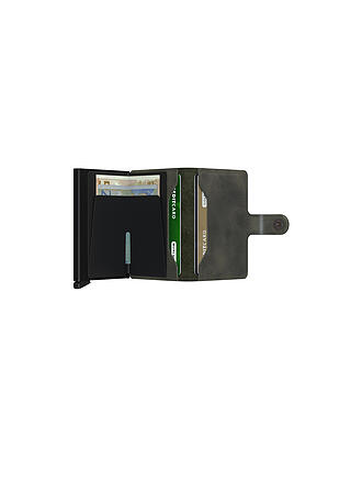 SECRID | Geldbörse - Miniwallet Vintage Mini Olive/Black | grau
