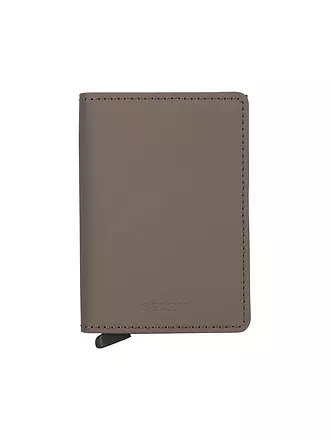 SECRID | Geldbörse - Slimwallet MATTE Mini truffel | schwarz