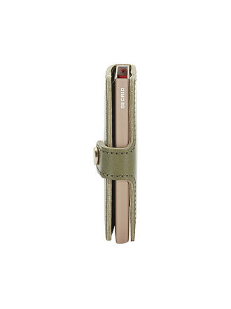 SECRID | Geldbörse PREMIUM MINIWALLET DUSK Olive | dunkelrot